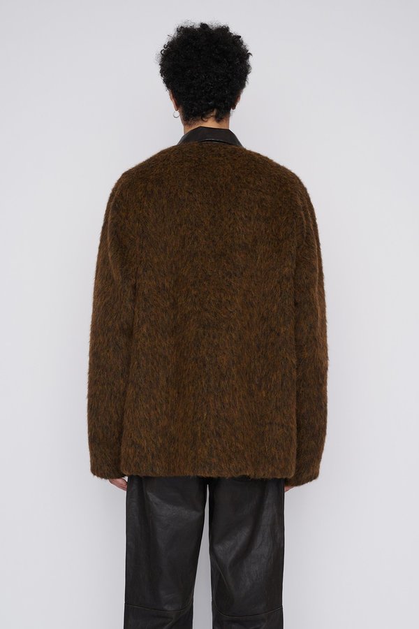 Our Legacy Mohair Cardigan - Olive Melange | Garmentory