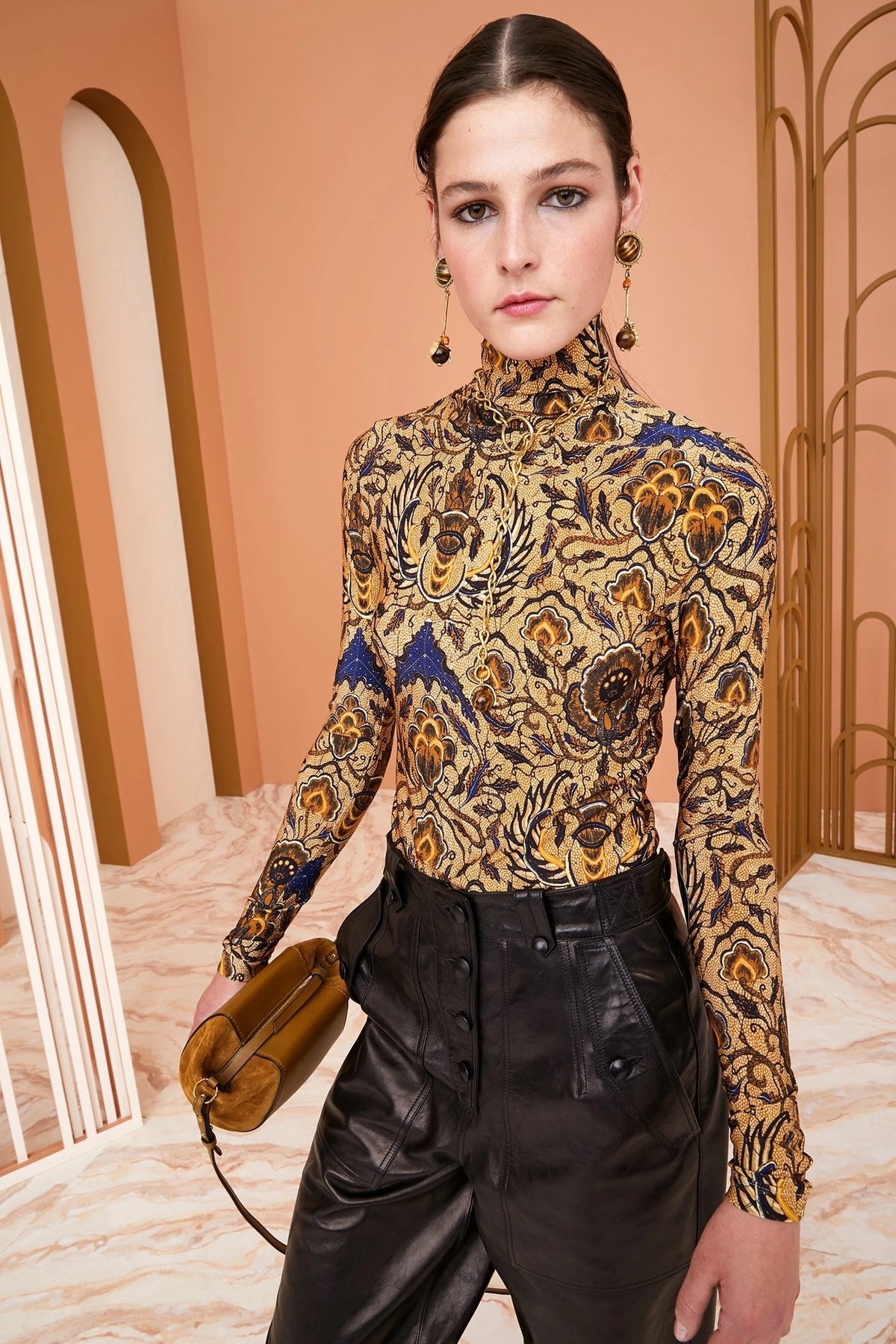 Ulla Johnson Aurelia Turtleneck - Horn | Garmentory