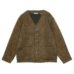 Our Legacy MOHAIR CARDIGAN - OLIVE MELANGE | Garmentory