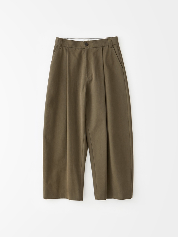 Studio Nicholson Sorte Pant - Army Green | Garmentory