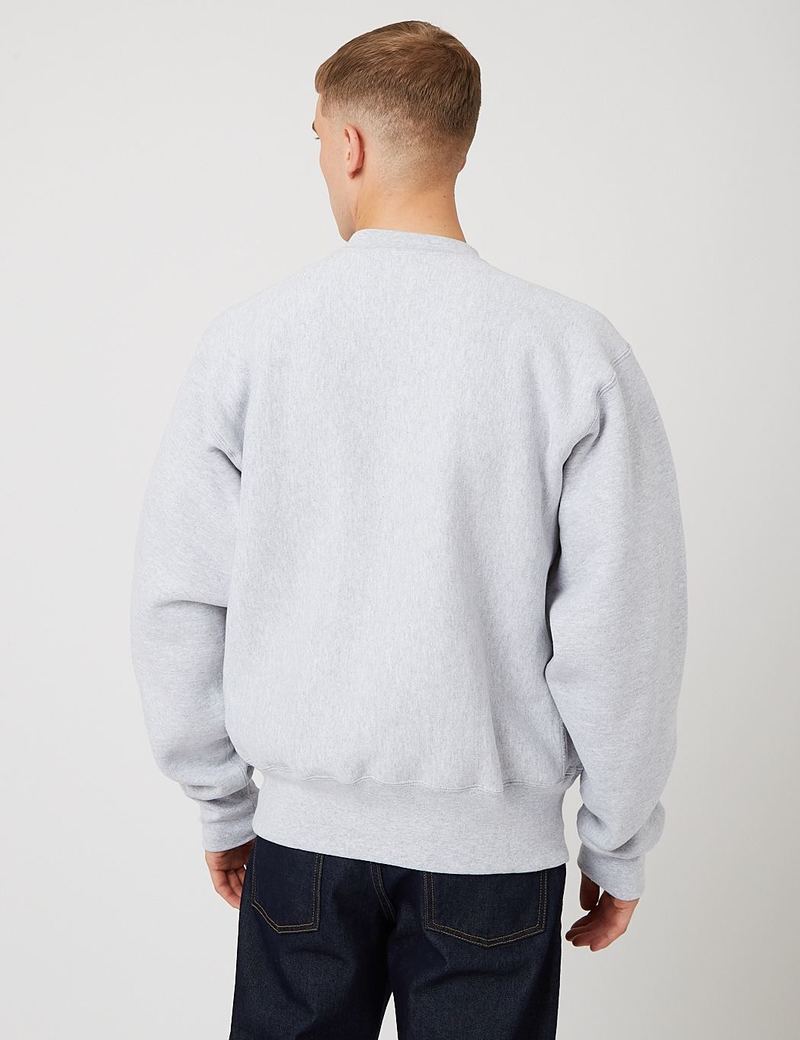 Crew Neck Ash Grey Sweatshirt Crewneck Sweatshirt Gildan Ash Grey