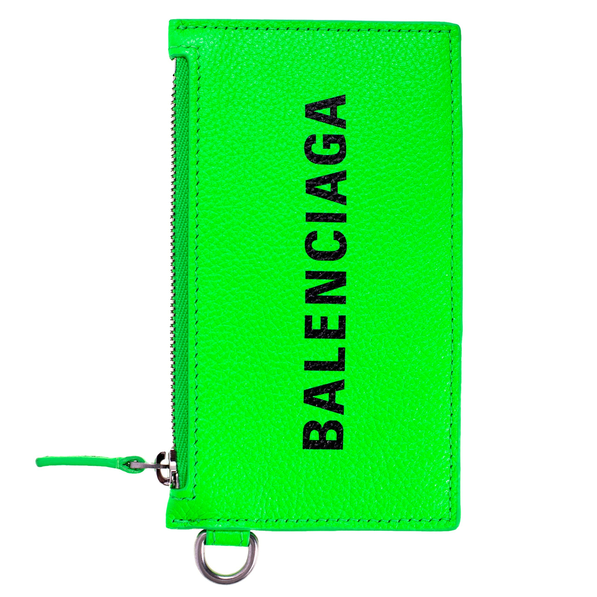 Balenciaga Leather Cardholder Green Garmentory