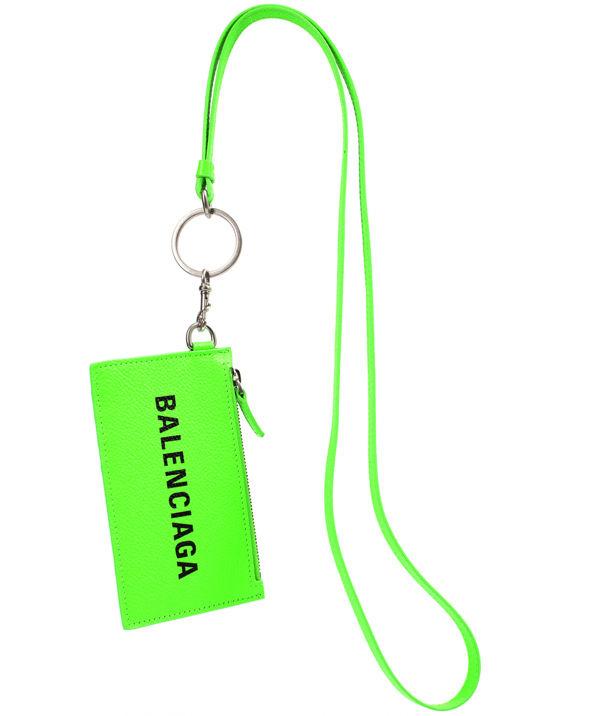 Balenciaga Leather Cardholder Green Garmentory