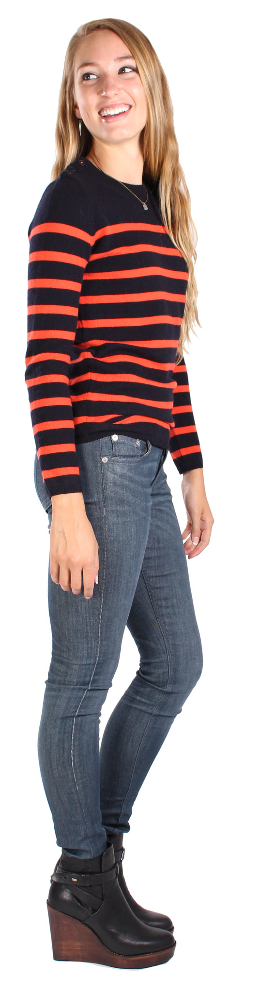 Chinti and Parker Guernsey Stripe Sweater Chinti and Parker Guernsey Stripe Sweater