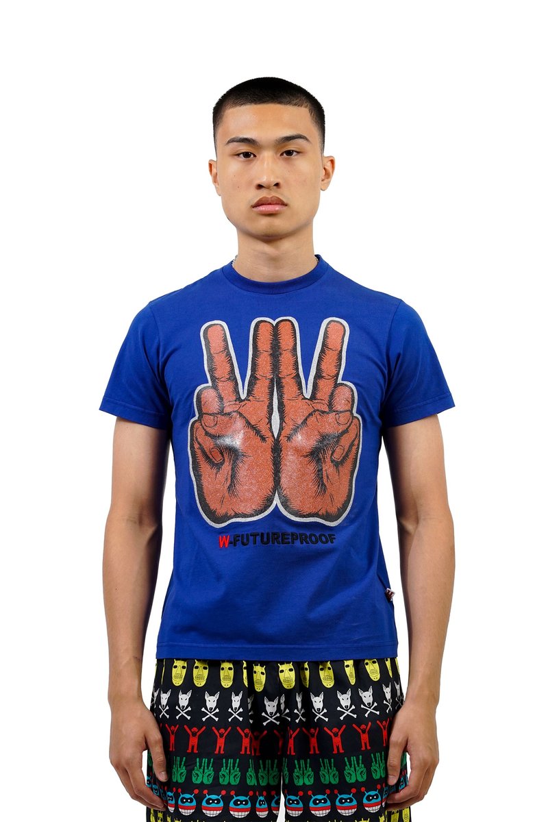 【関税込み】Walter Van Beirendonck グリーン Peace Tシャツ Walter Van Beirendonck Peace T Oversized Cotton T-shirt