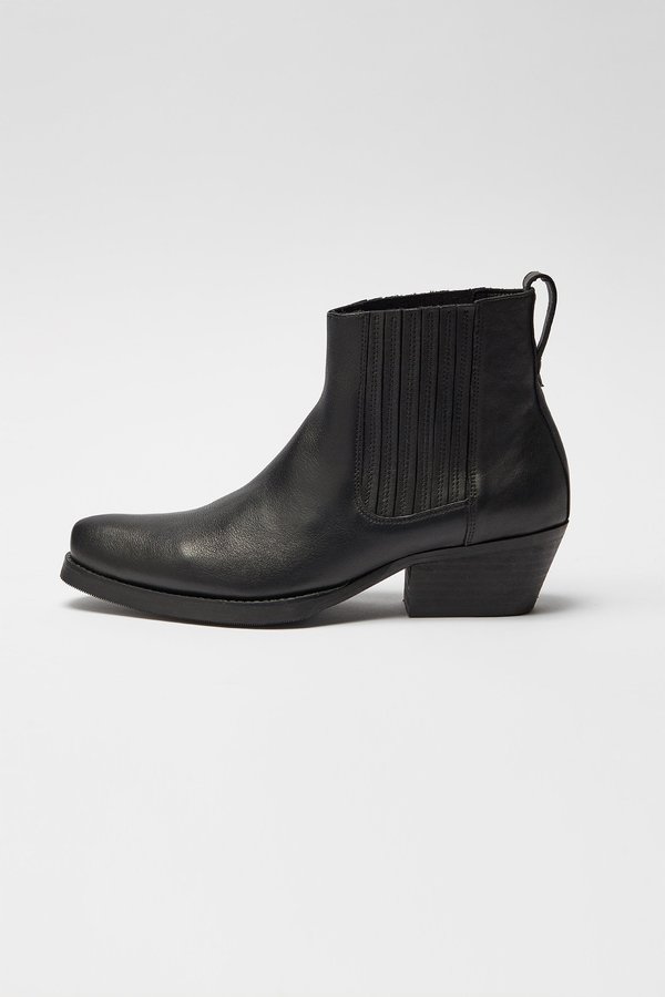 Our Legacy Calfskin Cuban Boot - Black | Garmentory
