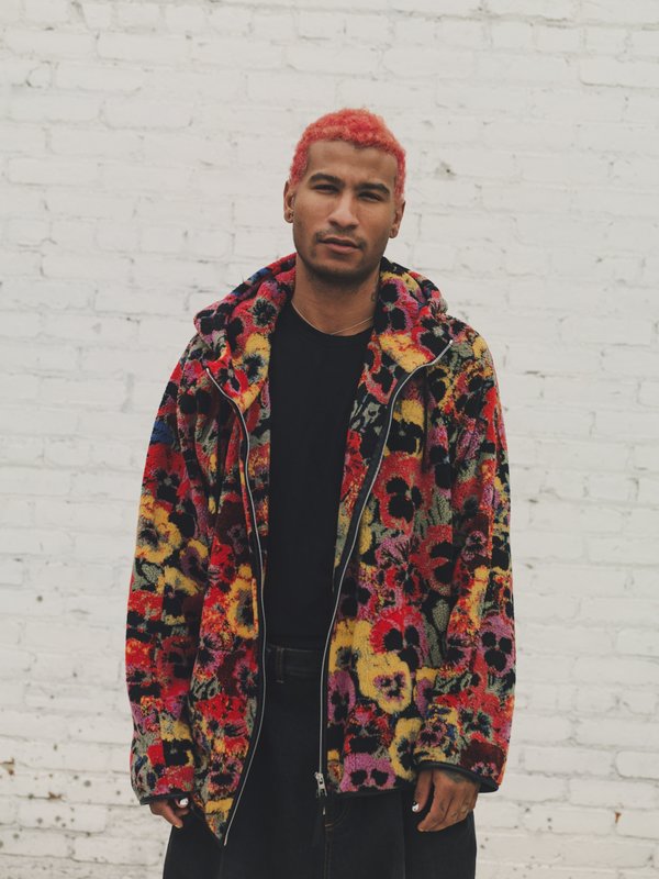 ジャケット・アウター LOEWE Pansy Fleece Hooded Blouson LOEWE Pansies All Over Jacquard Fleece Jacket | Garmentory