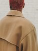 Lanvin Double Faced Wool Cashmere Kimono Coat - Taupe  - Thumbnail 6