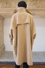 Lanvin Double Faced Wool Cashmere Kimono Coat - Taupe  - Thumbnail 10