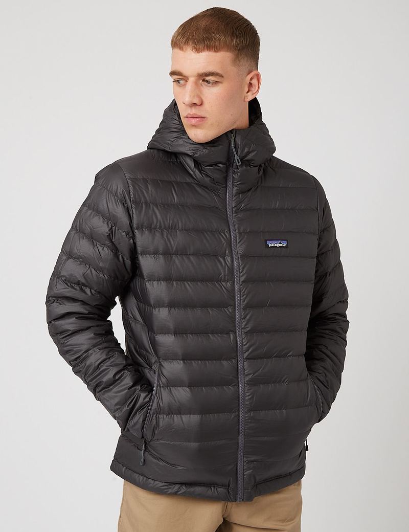 Patagonia Down Sweater Hooded Jacket Forge Grey Garmentory