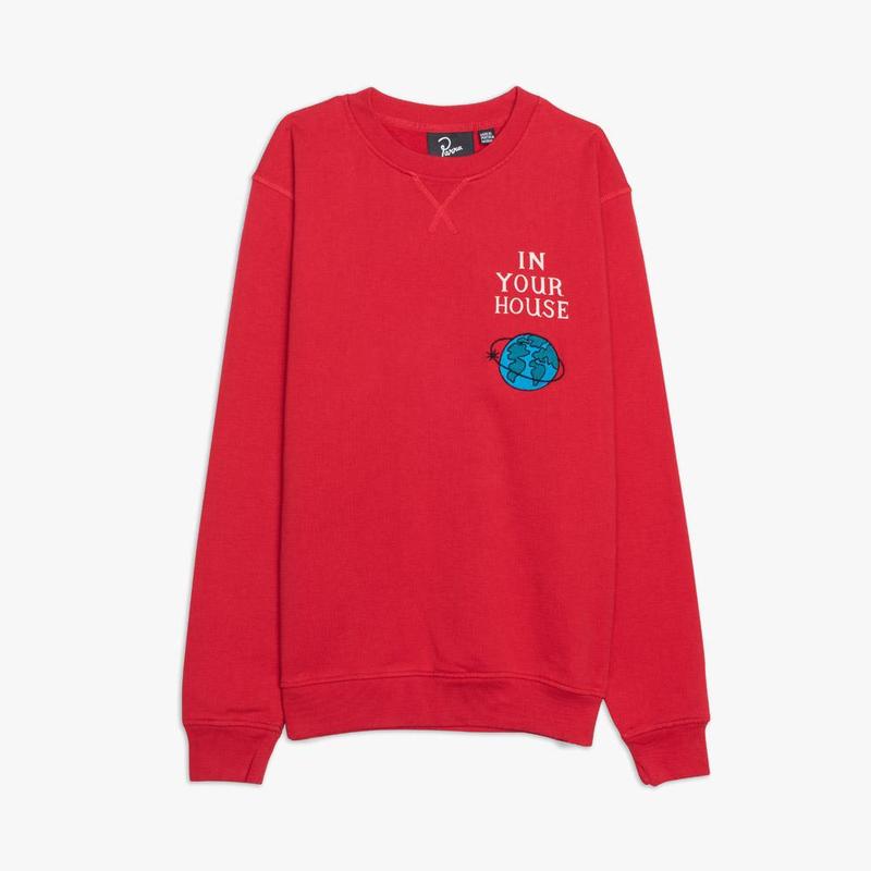 by Parra Systems Logo Crewneck - Red | Garmentory 