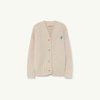Kids The Animals Observatory Racoon Kid's Cardigan - Raw White - Thumbnail 1