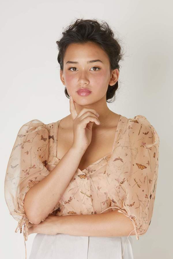 Zhenya Blouse in Silk Organza Zhenya Blouse in Silk Organza