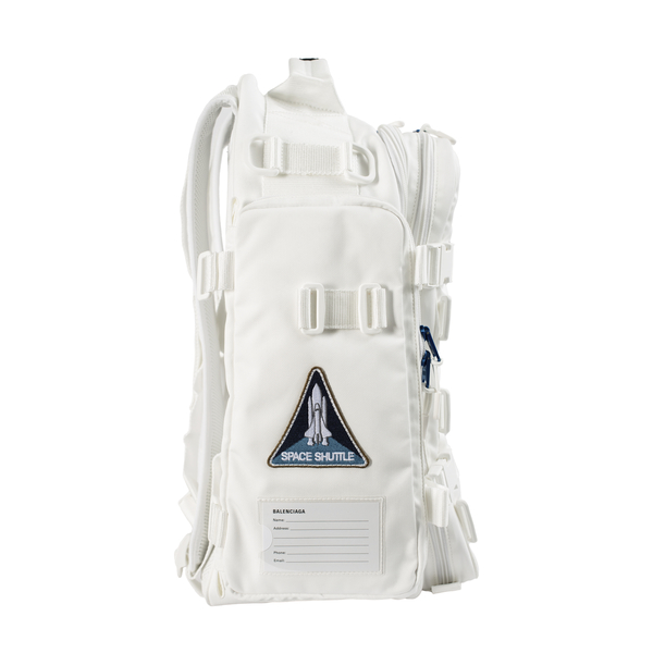 Balenciaga Space Backpack - Embroidered NASA/White | Garmentory