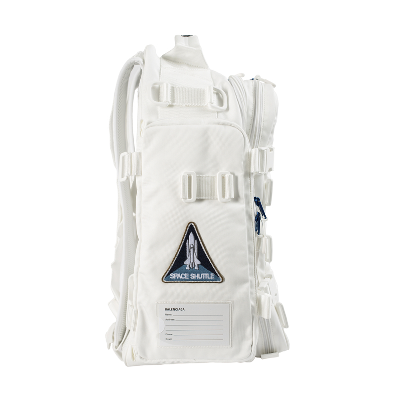 Balenciaga Space Backpack - Embroidered NASA/White | Garmentory