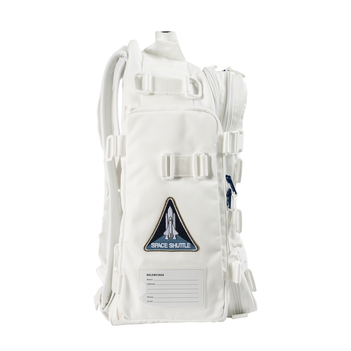 Balenciaga Space Backpack - Embroidered NASA/White | Garmentory