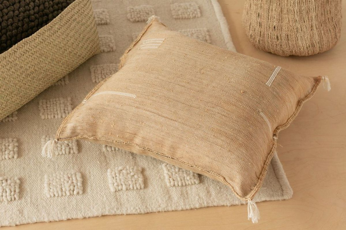 Territory Lines Pillow - Washed Black - Image 3 of 4