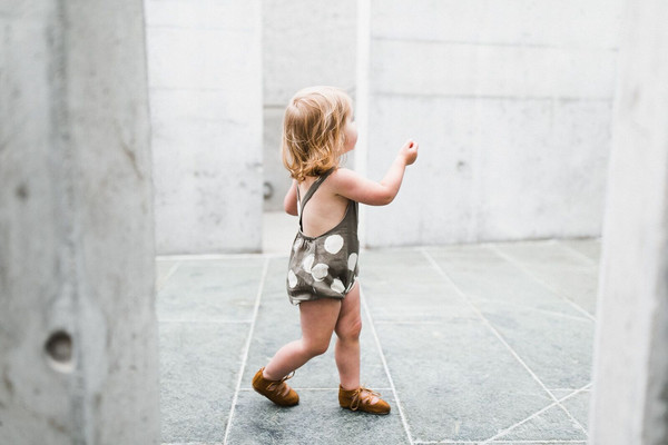 Kid's Rylee & Cru Dots Criss Cross Romper Kid's Rylee & Cru Dots Criss Cross Romper