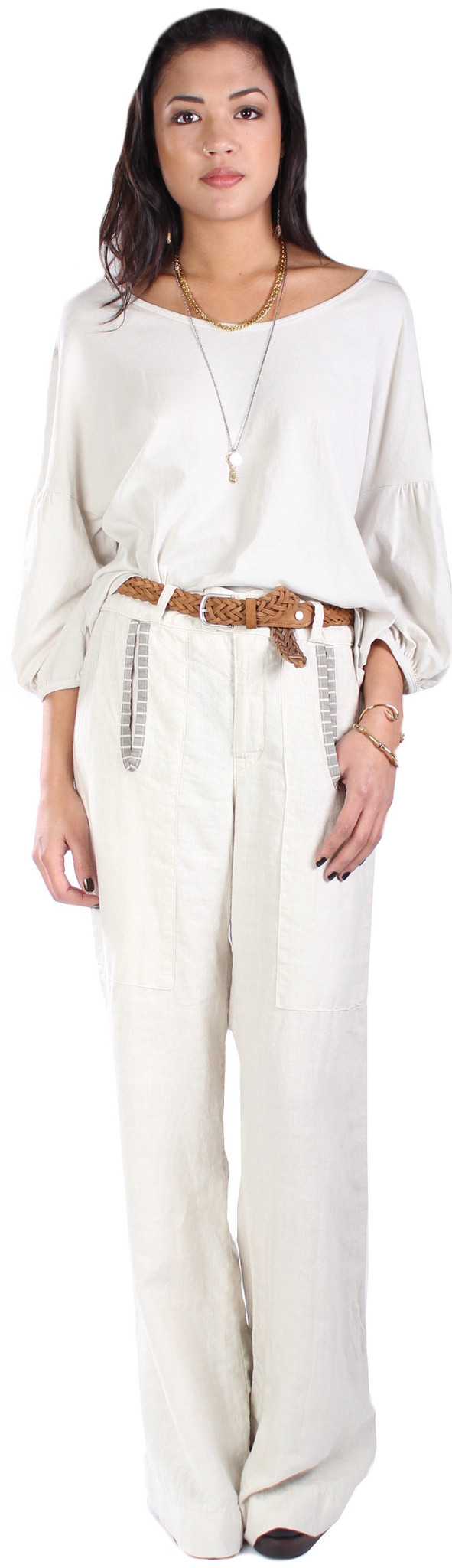 Prairie Underground Lantern Tee in Oyster Prairie Underground Lantern Tee in Oyster