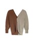 KES Vesta Silk Deep V Blouse - Quartz Colorblock - Thumbnail 5