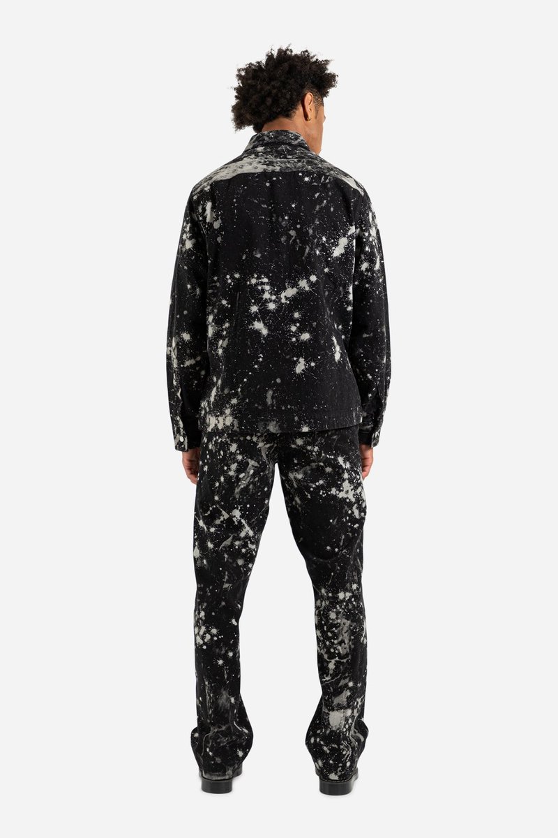 Schnayderman's Workwear Sky Overshirt - Dark Blue/Off White