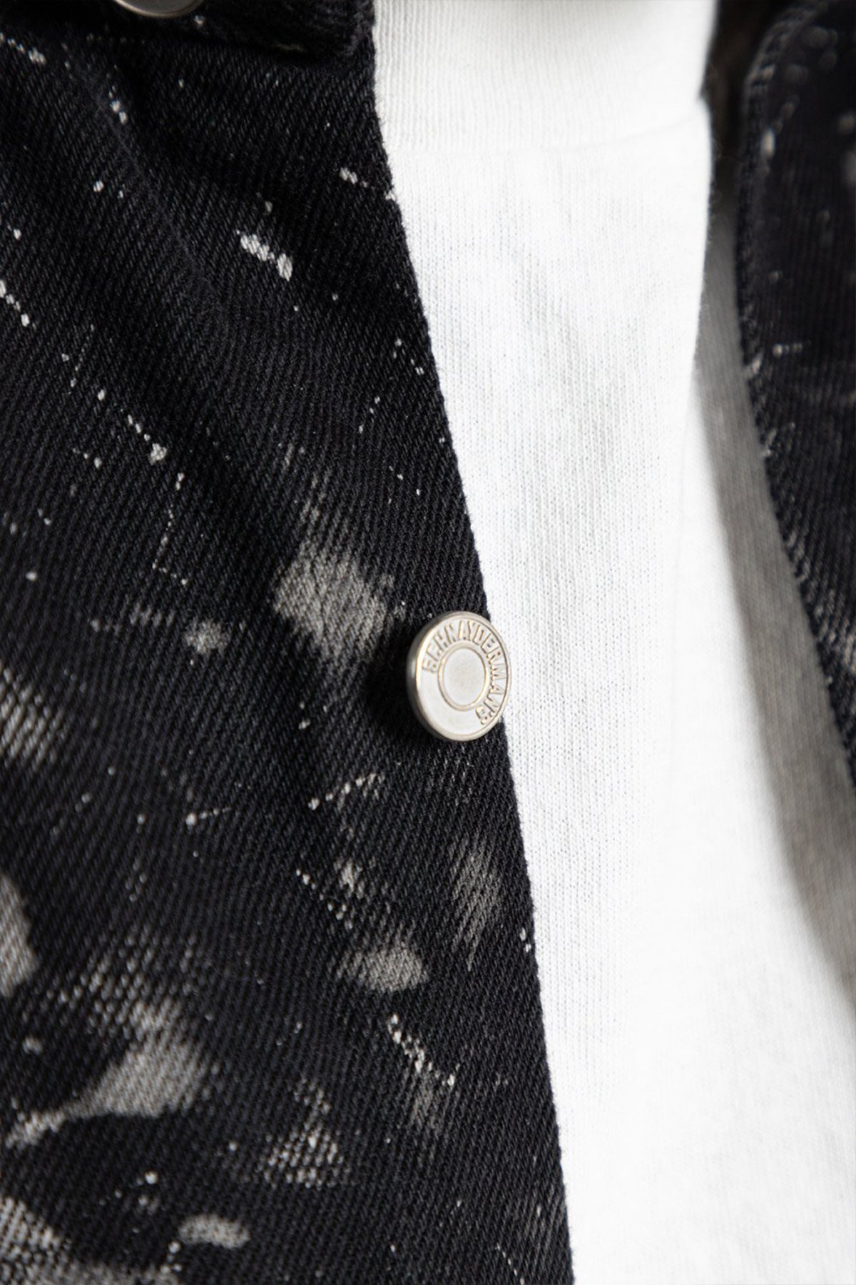 Schnayderman's Workwear Sky Overshirt - Dark Blue/Off White - Image 7 of 7