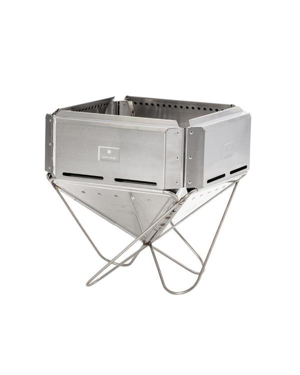 Totem Brand Co. Wall Floga L Snow Peak Takibi Fireplace - Stainless steel Totem Brand Co. Wall Floga L Snow Peak Takibi Fireplace - Stainless steel