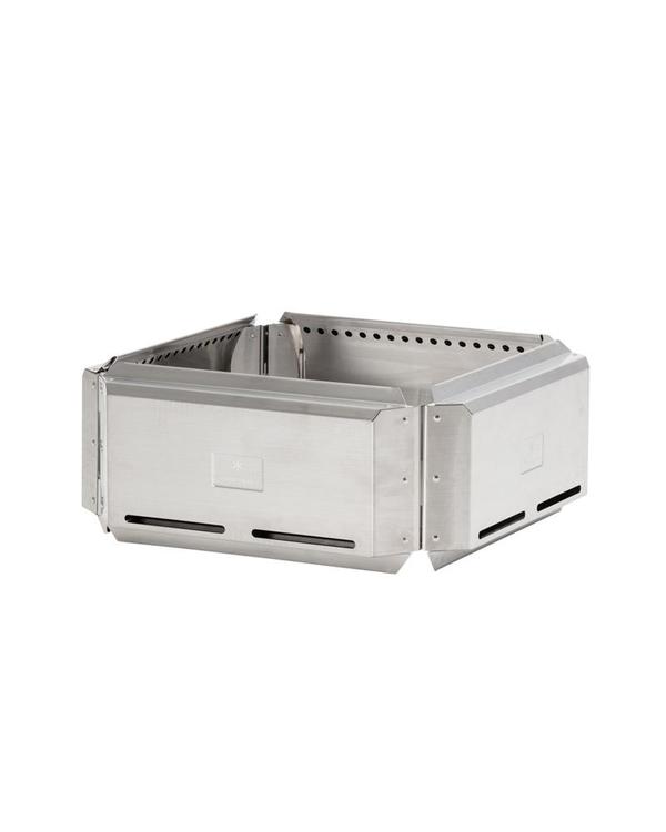 Totem Brand Co. Wall Floga L Snow Peak Takibi Fireplace - Stainless steel Totem Brand Co. Wall Floga L Snow Peak Takibi Fireplace - Stainless steel