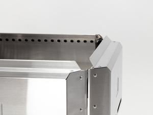 Totem Brand Co. Wall Floga L Snow Peak Takibi Fireplace - Stainless steel Totem Brand Co. Wall Floga L Snow Peak Takibi Fireplace - Stainless steel