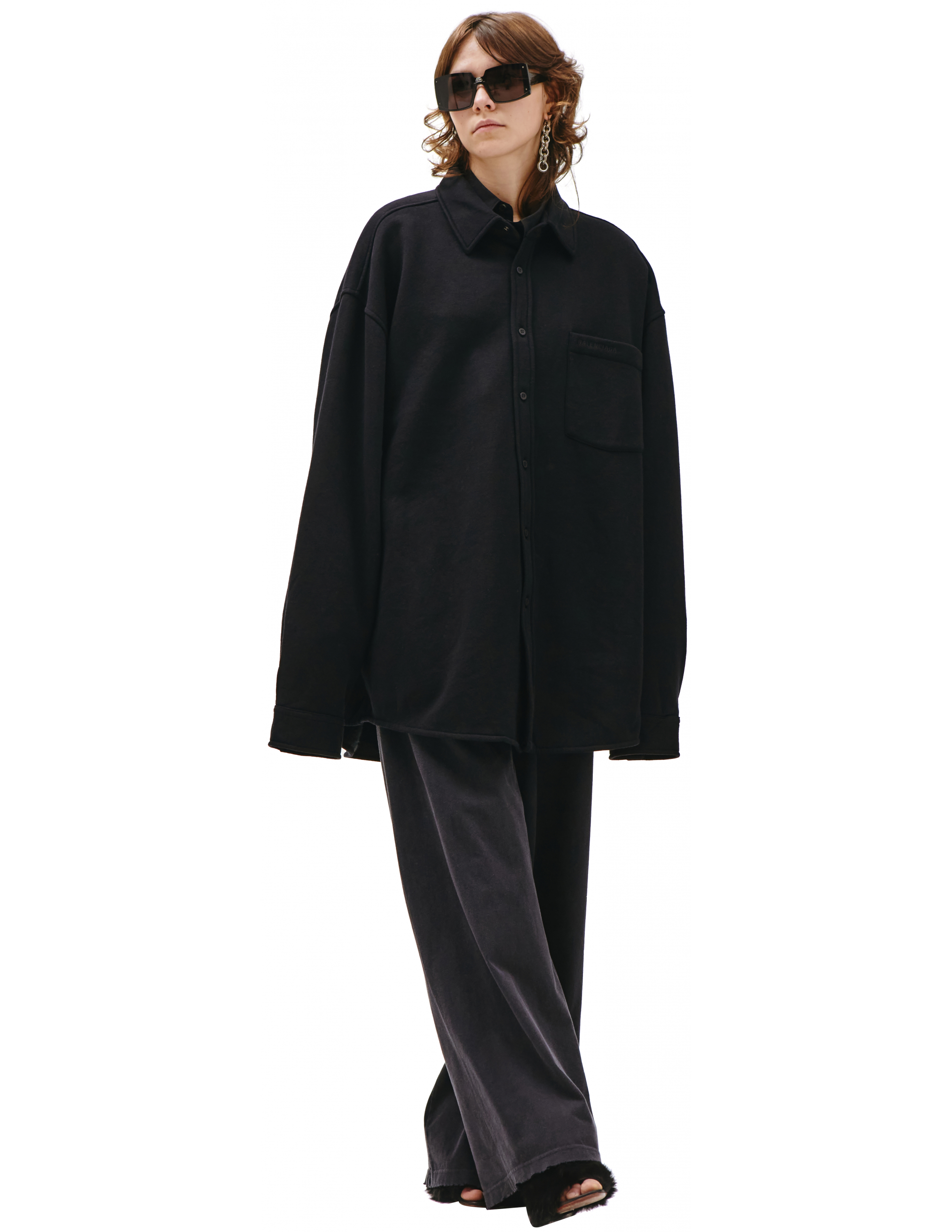 Balenciaga Black oversized shirt Black