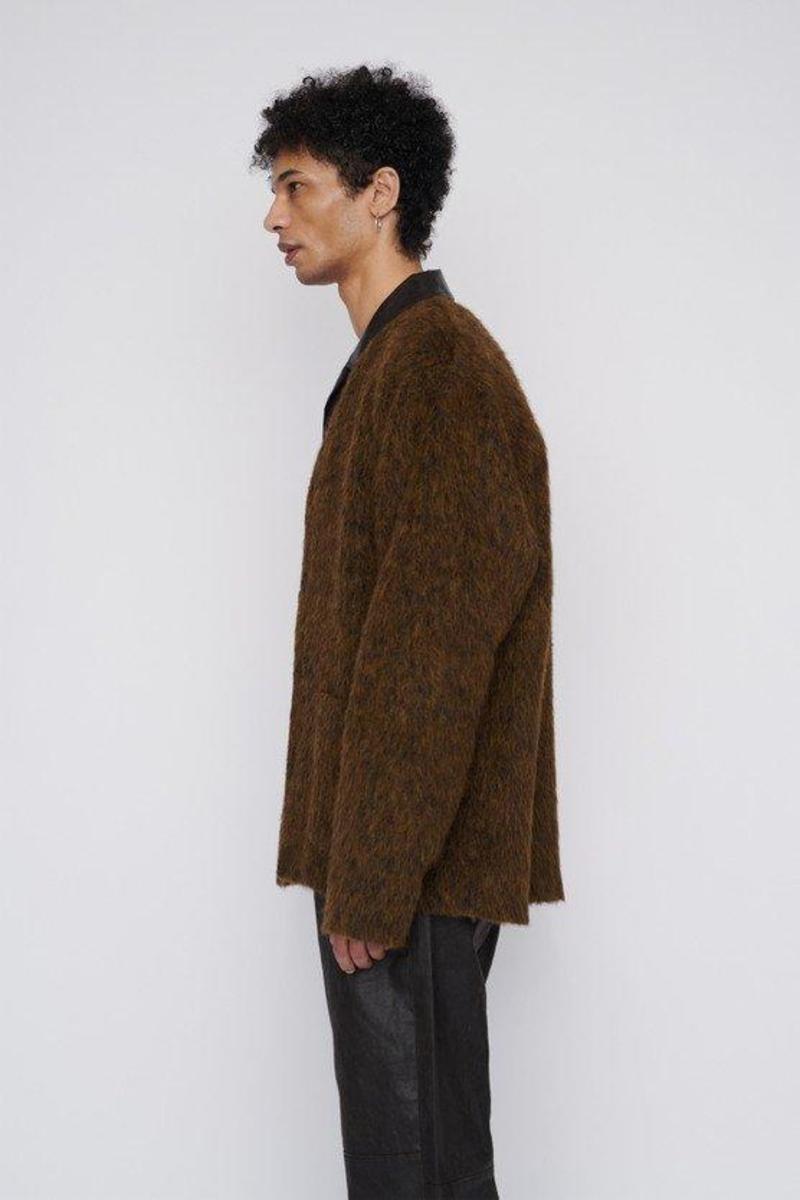 トップス OUR LEGACY Mohair Cardigan Olive Melange Our Legacy Cardigan - Olive Melange Mohair | Garmentory