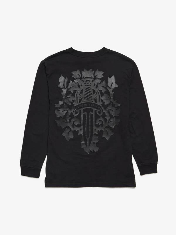 Pre - Loved] Chrome Hearts Dagger Printed Longsleeve | Garmentory