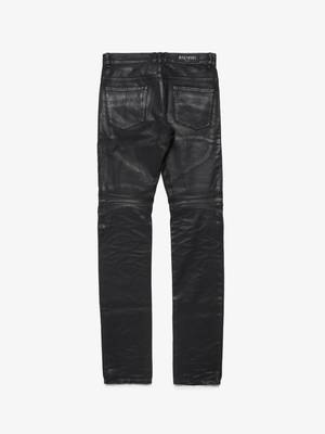 Balmain M Black Waxed Jeans | Garmentory