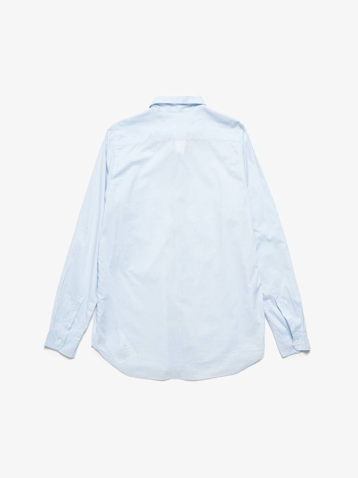 【L】Paul Harnden Shoemakers easy shirt Paul Harnden Shoemakers Male Light Blue Cotton Shirt | Garmentory