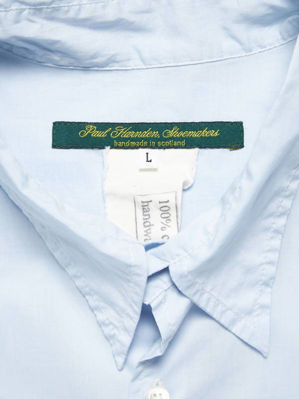 Paul Harnden Shoemakers Male Light Blue Cotton Shirt | Garmentory