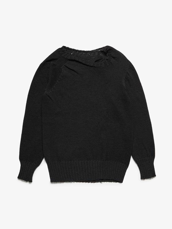 Pre-Loved] Carol Christian Poell Grey Knitted Wool Pentasir