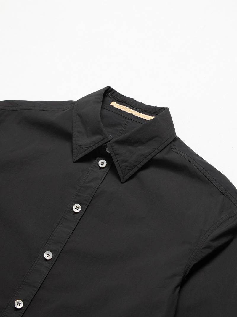 Pre loved] Carol Christian Poell Cotton Shirt - Black | Garmentory