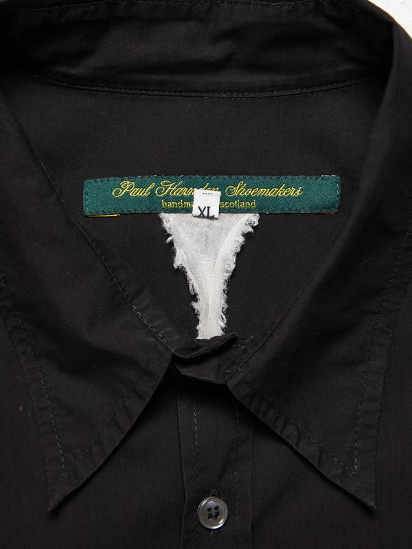 PRE - LOVED] Paul Harnden Shoemakers Black Cotton Shirt | Garmentory