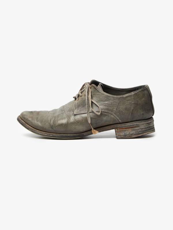 PRE - LOVED] Carol Christian Poell Dark Gray Leather Derby Shoes
