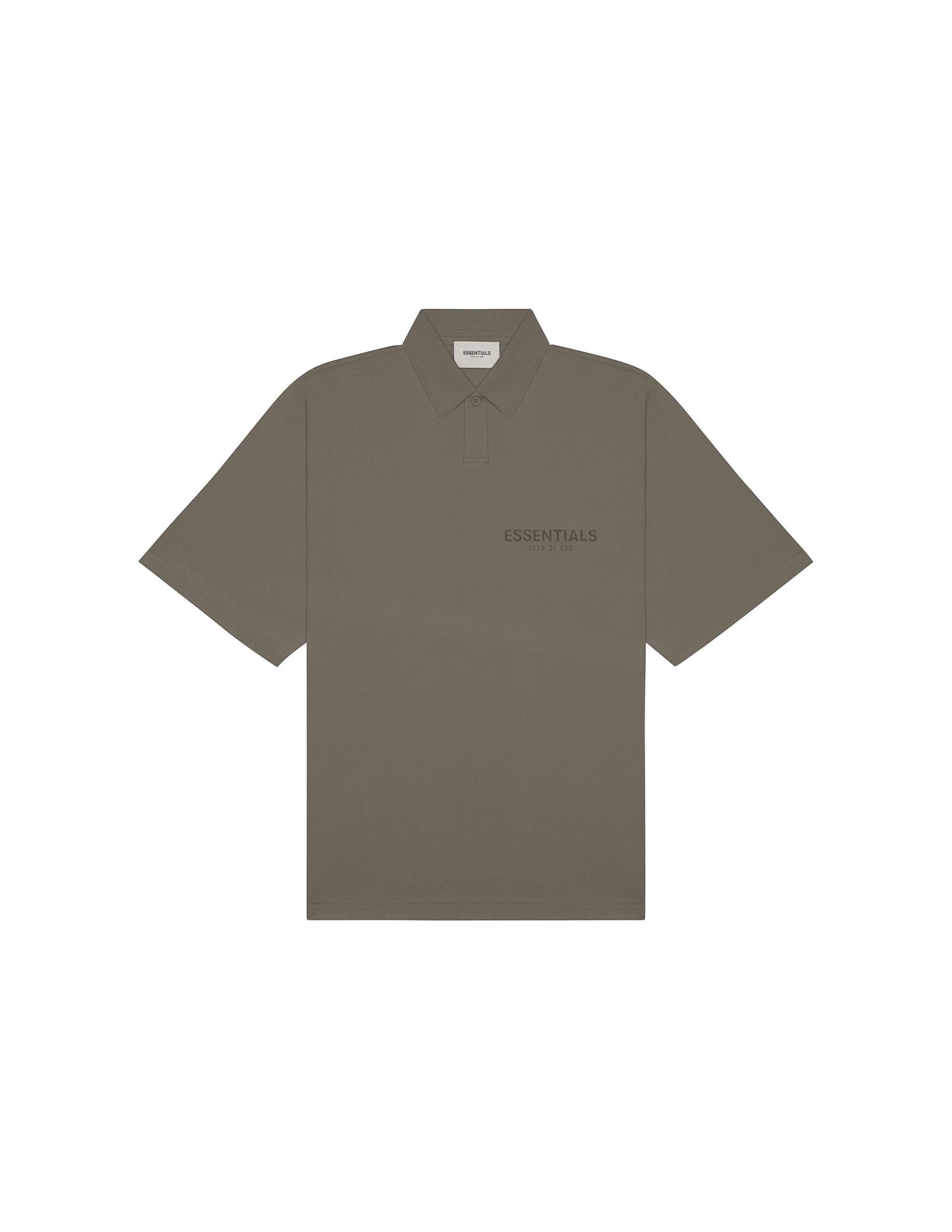 Fear of God Essentials logo Polo - brown | Garmentory