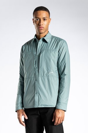Norse Projects Jens light pertex quantum top - mineral blue