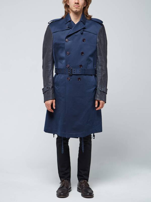 Burberry trench leather sleeves