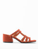 Vagabond Saide Cage Mule Rusty Red - Thumbnail 1