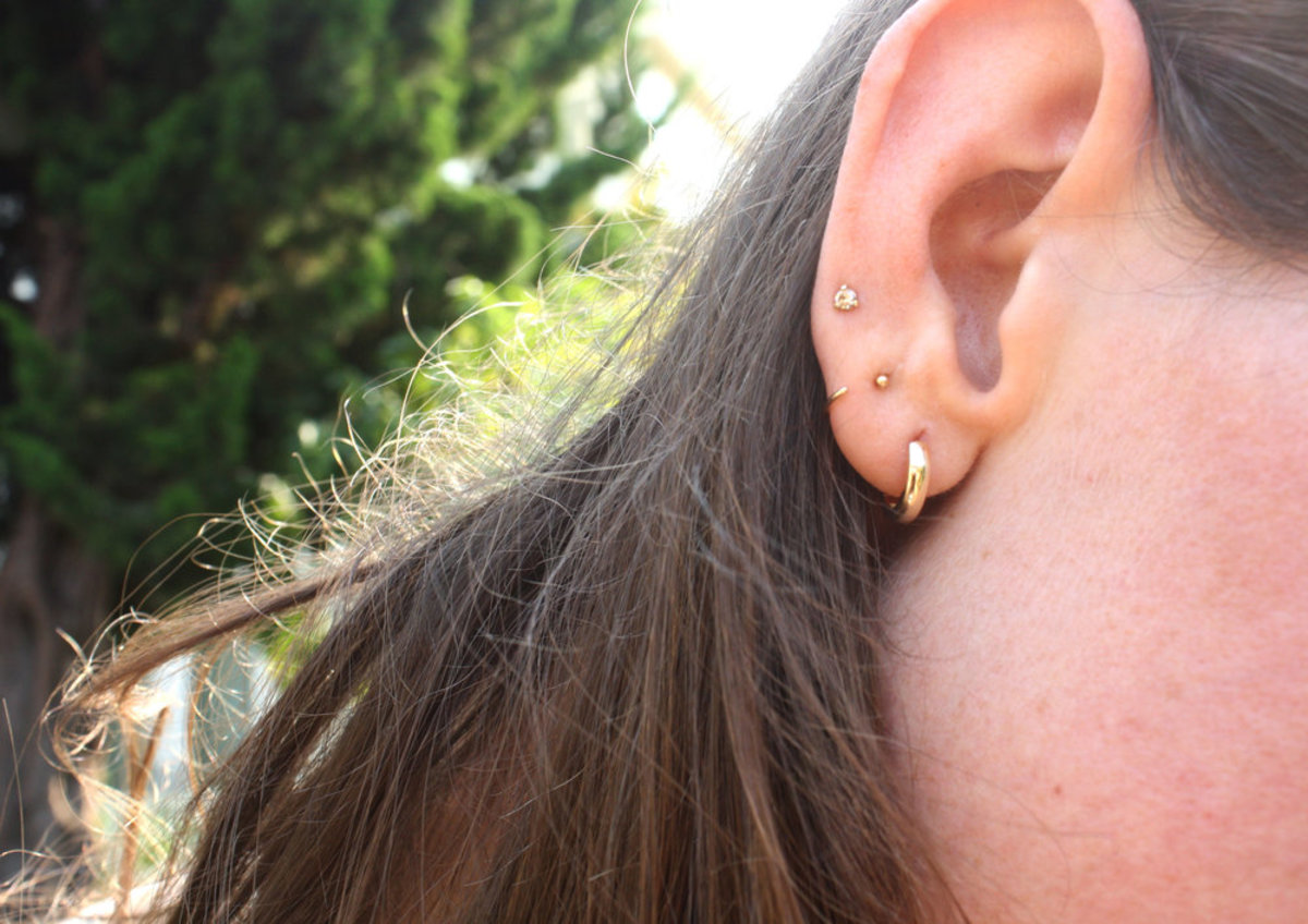 Melissa Joy Manning - Hoop Huggy Earring - Image 4 of 5