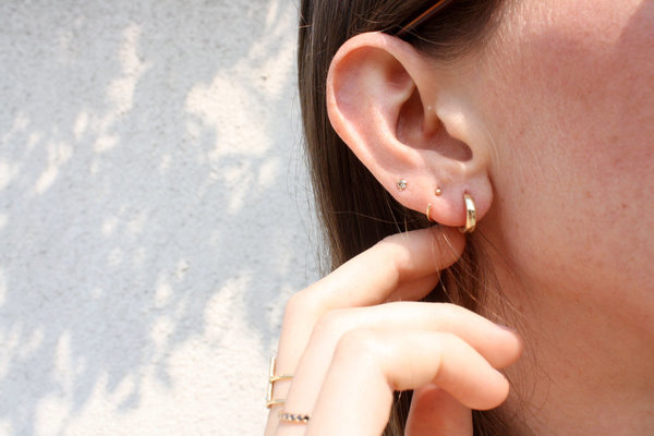 Melissa Joy Manning - Hoop Huggy Earring