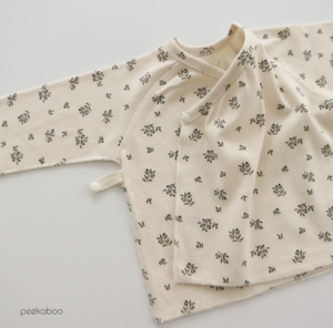 Kids peekaboo newborn set with bonnet - blueberry Kids peekaboo newborn set with bonnet - blueberry