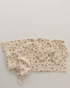 Kids peekaboo newborn set with bonnet - blueberry Kids peekaboo newborn set with bonnet - blueberry
