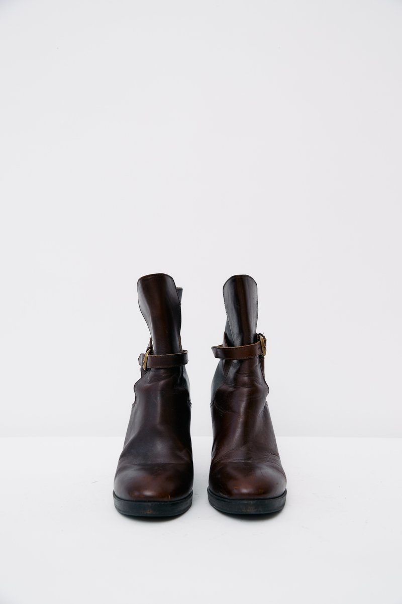 Billy Reid Pull-On Leather Ankle Boots