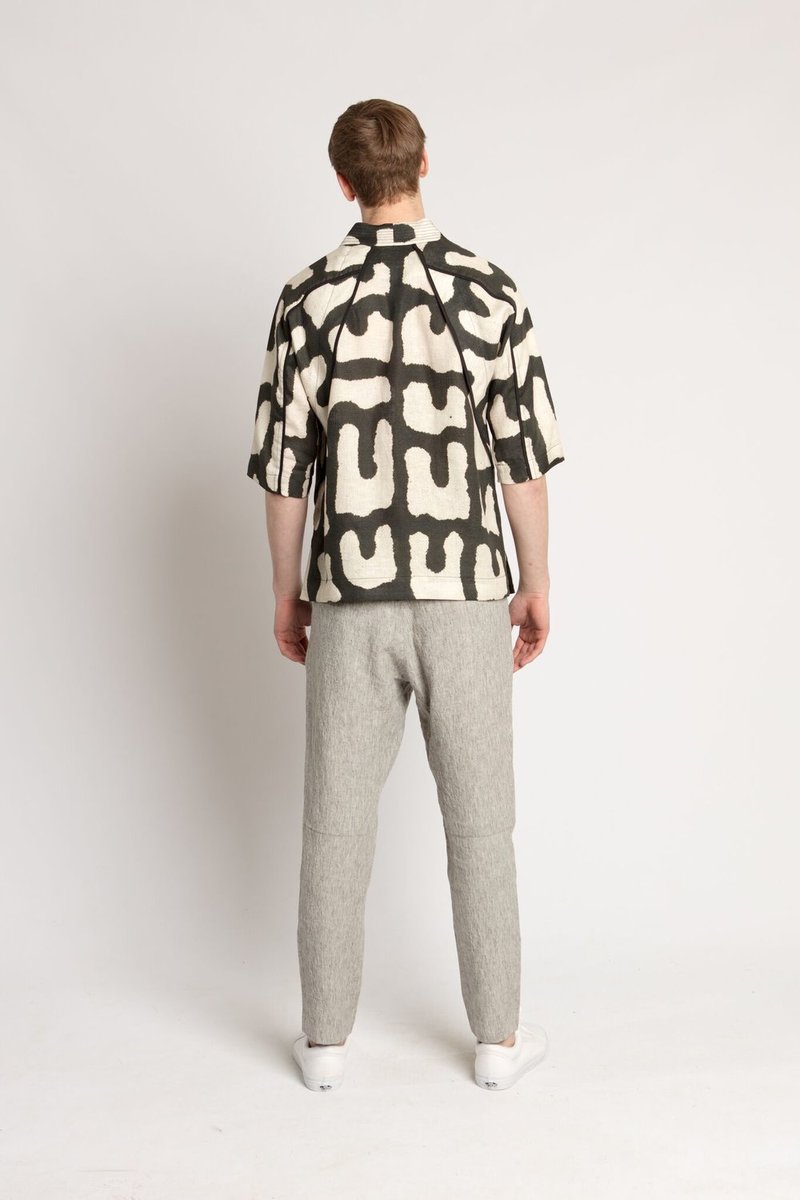 Abasi Rosborough Shoji Print ARC Desert Shirt | Garmentory