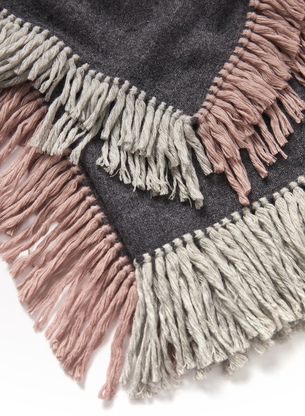 Jane Carr The Chalet Square SCARF - Granite Jane Carr The Chalet Square SCARF - Granite